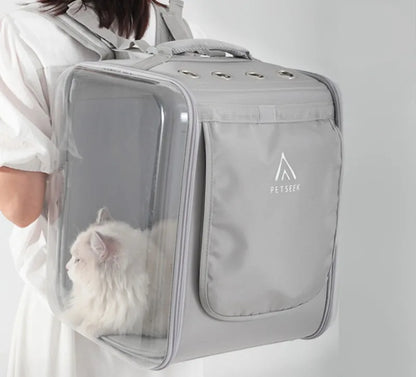 Pet Out Cat Dog Portable Backpack High-capacity Space Capsule Dogs Portable Travel Shoulder Bag Carriers Ventilate Accessories