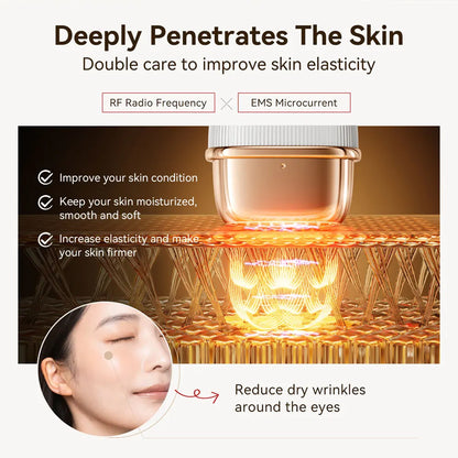 ANLAN Multi-Polar RF Beauty Device EMS Facial Lifting Skin Tightening Anti-Aging Wrinkle 3 Color Light Skincare Massage 24K Gold