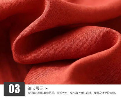 2023 Chinese Style Embroidery Blouse for Women  Summer O-neck Short Sleeve Cotton and  Linen traditional Tang suit Top