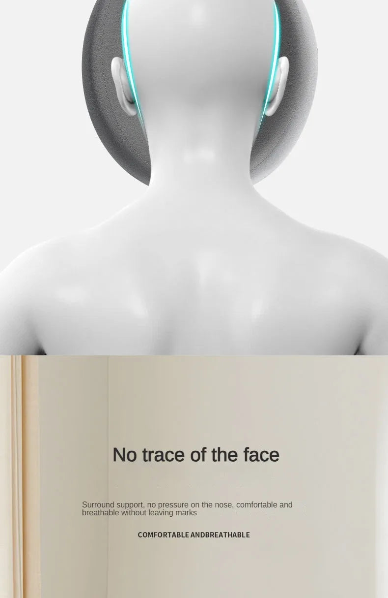 Face Down Pillow Prone Pillow for Prone Face Down Resting Comfort Memory Foam Ergonomics Home Massage Headrest for Beauty Salon