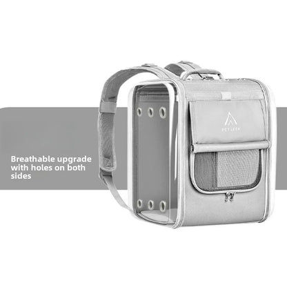 Pet Out Cat Dog Portable Backpack High-capacity Space Capsule Dogs Portable Travel Shoulder Bag Carriers Ventilate Accessories