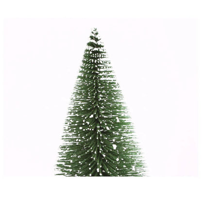 5/1PCS Pine Christmas Tree Artificial Tabletop Decorations Festival Plastic Miniature Trees 2024 New Year Decorations for Xmas