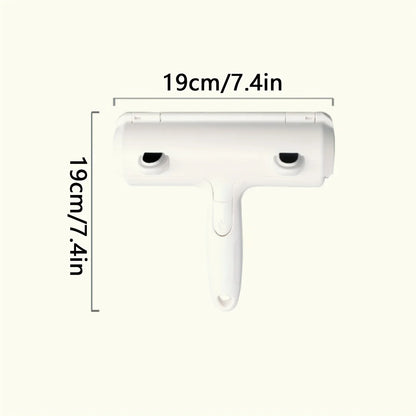Cat Hair Removal Brush Large Pet Fluff Roller Portable Washable Cat Dog Lint Furniture Sofa Cleaning Tool Reusable Self-cleaning