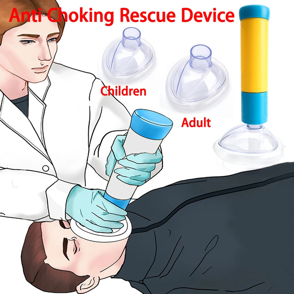 Auto First Aid Choking Rescue Device Travel Home CPR Choking Emergency Device Adult Children Portable Asphyxia Rescue Machine