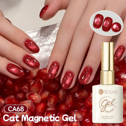 UR SUGAR 15ml Cat Magnetic Gel Nail Polish 30 Colors Semi Permanent Magnetic Gel UV/LED Soak Off Painting Vanrish Design