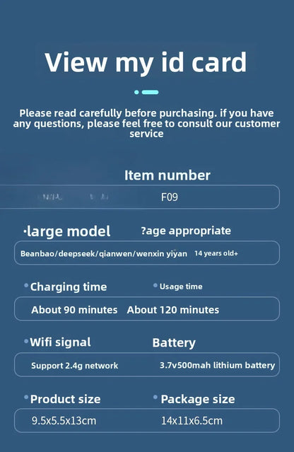 Puzzle Accompanying Early Education Machine DeepSeek Intelligent Interactive Dialogue Voice Chatbot