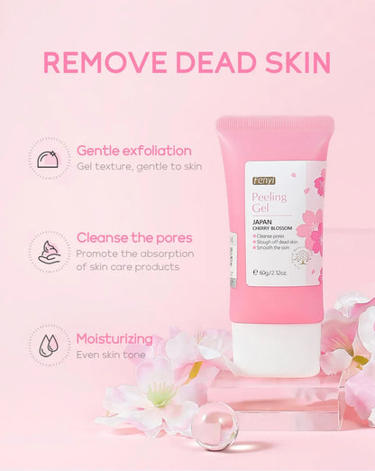 Sakura Face Deep Cleaning Exfoliating Gel Skin Care Whitening Moisturizer Repair Facial Scrub Skin Care 60g