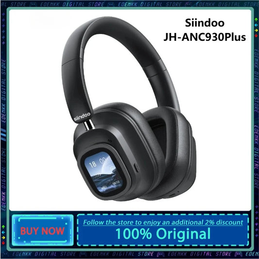 Noise Cancelling earphones With detachable display screen 930Plus Head-mounted Headphones Wireless Bluetooth Earphones With Mic