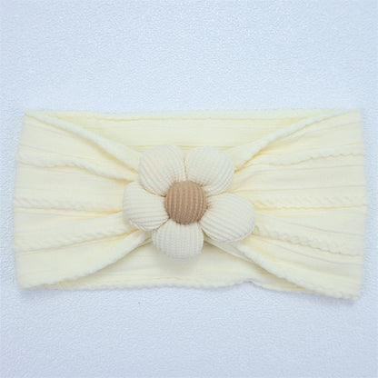 New Flower Nylon Girl Hairband Elastic Soft Baby Headband for Children Turban Headwear for Newborn Baby Kids Hair Accessories
