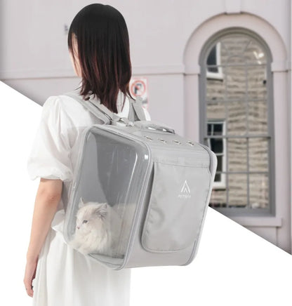 Pet Out Cat Dog Portable Backpack High-capacity Space Capsule Dogs Portable Travel Shoulder Bag Carriers Ventilate Accessories