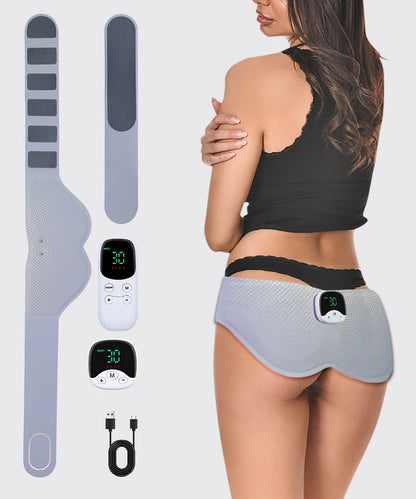 EMS Hips Trainer Butt Muscle Stimulator USB Charging Wearable Buttocks Toner 10 Modes 30 Levels with Remote Control for Women