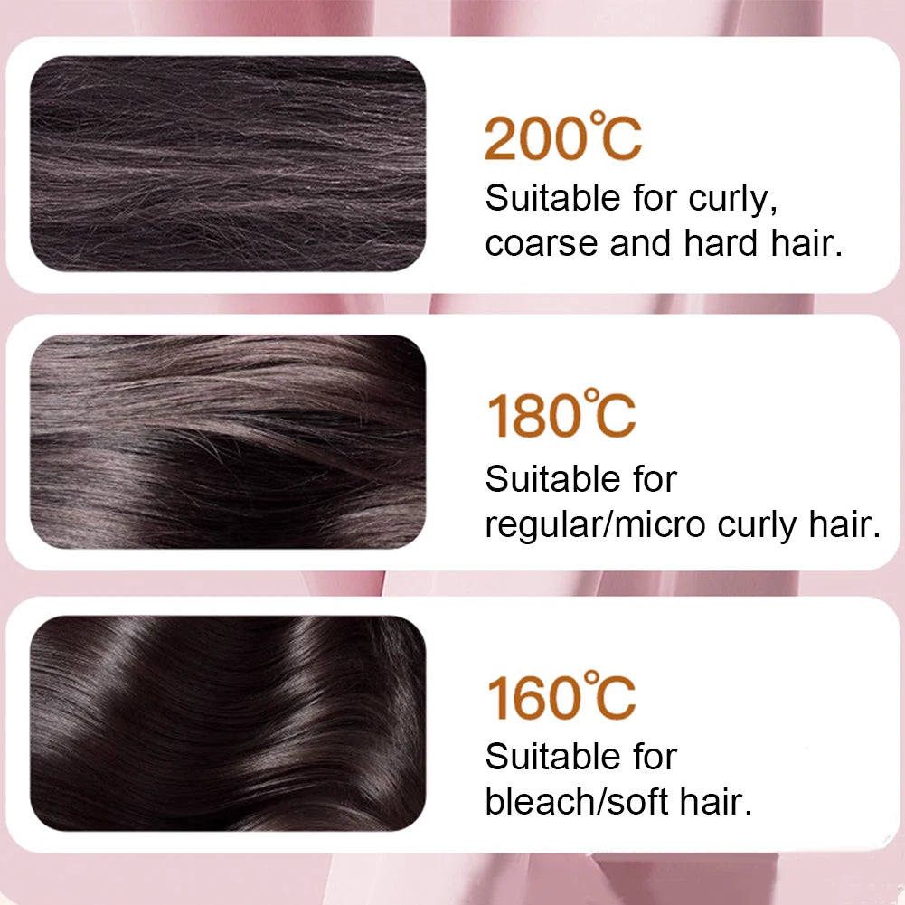 Mini Hair Straightening Comb Wireless Charging Portable Multifunctional Hair Care Not Hurt Hair Styling Comb Hair Straightener