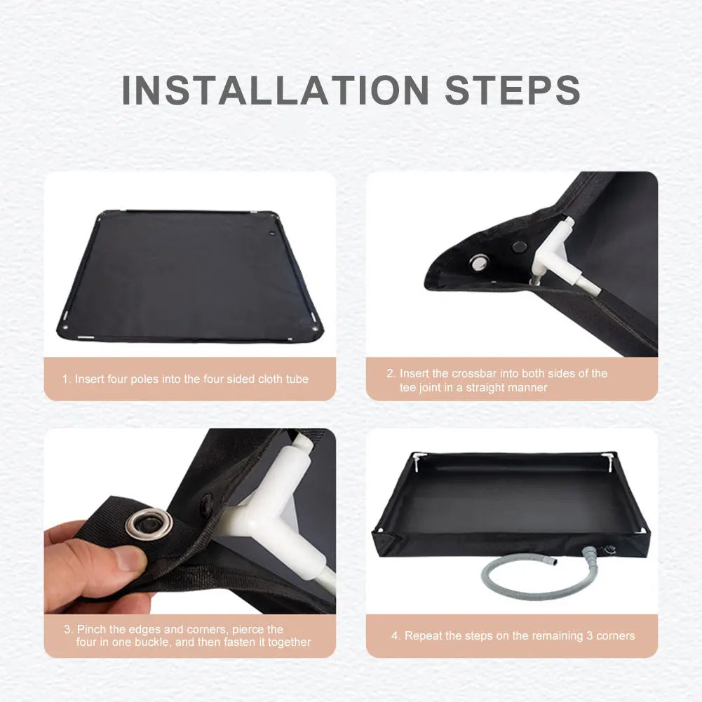 Outdoor Camping Shower Bath Tent Folding UV Protection Portable Privacy Tent