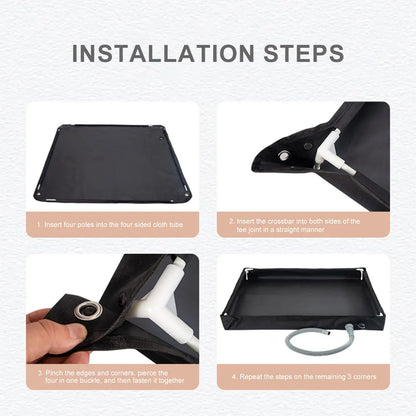 Outdoor Camping Shower Bath Tent Folding UV Protection Portable Privacy Tent