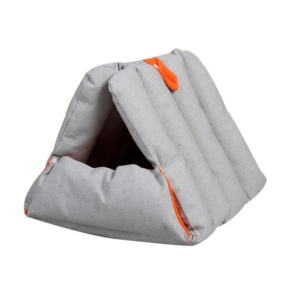 Triangular Sofa Cat Nest and  Drilled Holes Can Be Combined and Deformed. Multi-purpose Warm Autumn and Winter Pet Nests.