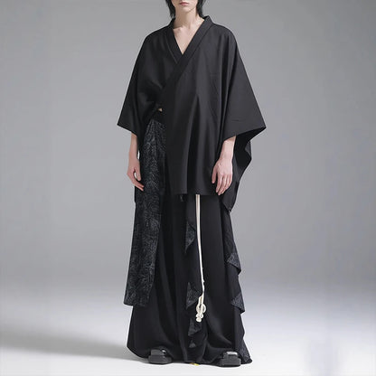 New Chinese-style Women Shirts Fashion Casual Streetwear Taoist Robe Ancient Coat Asymmetric Tops Zen Style Blouses