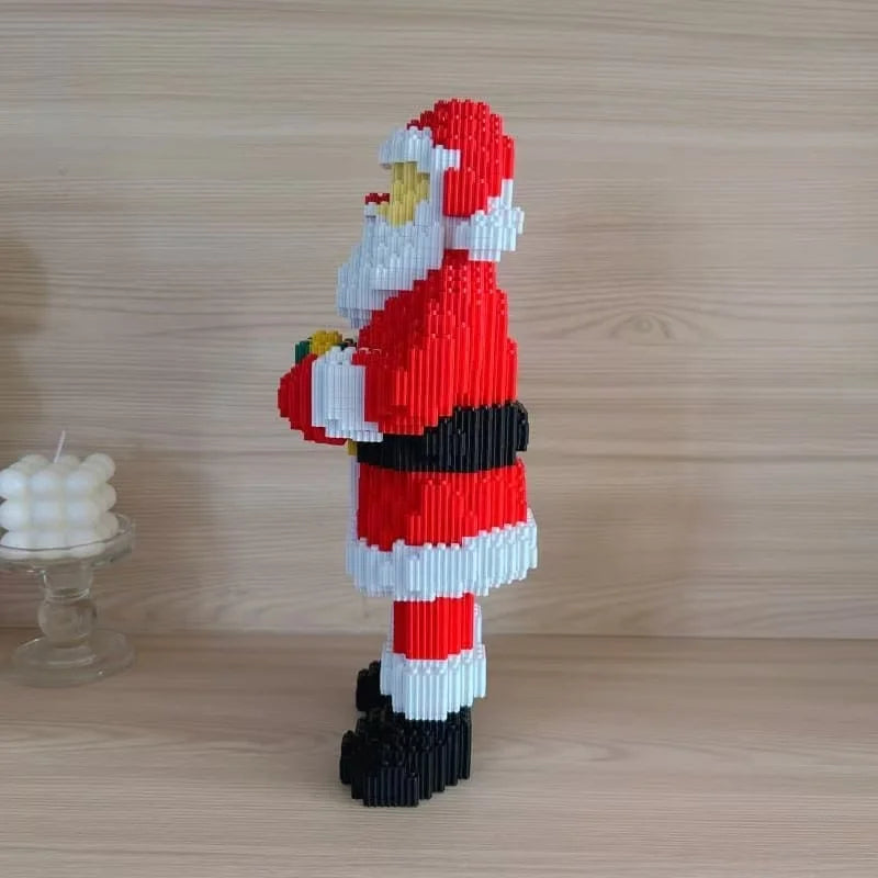 Santa Claus Elk Christmas Tree Building Blocks Toy Set Small Particle Bricks Building Blocks Toys Kids Christmas Gift
