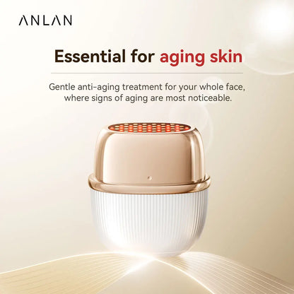 ANLAN Multi-Polar RF Beauty Device EMS Facial Lifting Skin Tightening Anti-Aging Wrinkle 3 Color Light Skincare Massage 24K Gold