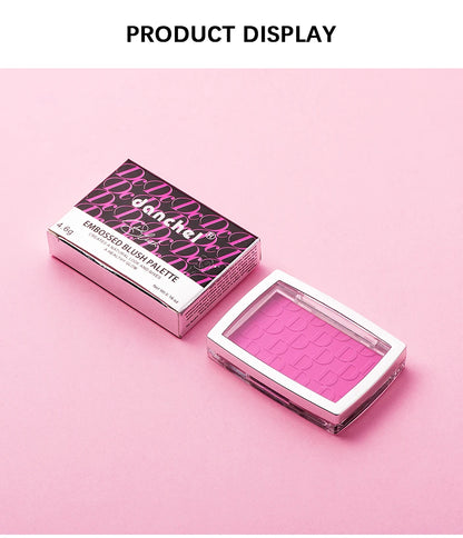 Face Blusher Matte Natural Cheek Tint Brighten Face Pink Red Face Contouring Cosmetics Blush Powder Soft Female Makeup