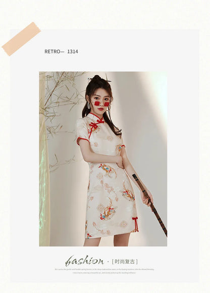 New Arrival Improved Cheongsams Chinese Style Qipao Personality Niche Design Chinese Dress ципао 치파오 Robe Soirée Femme Luxe