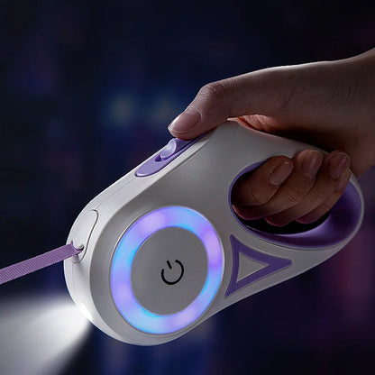 Automatic Led Lights Dog Leash Traction Rope