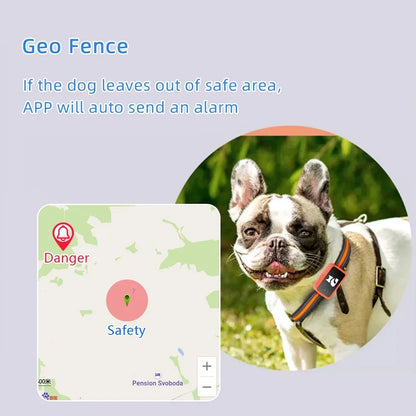 4G GPS Tracker for Dogs and Cats Waterproof Pet Locator with Health Monitor and Step Counter free card