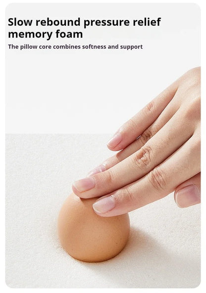 Memory Foam Neck Pillow Neck Support Pillow With Head Cushion Support Camping Neck Protect Soft Memory Foam Head Support