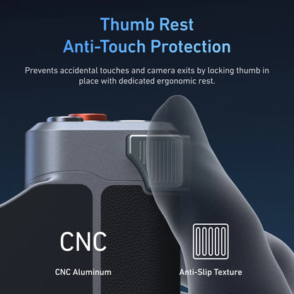 TELESIN Magnetic Master Grip Kit for iPhone 17 Pro ProMax Phone Camera Grip Standard Kit Graphene Cooling Case Handle Holder