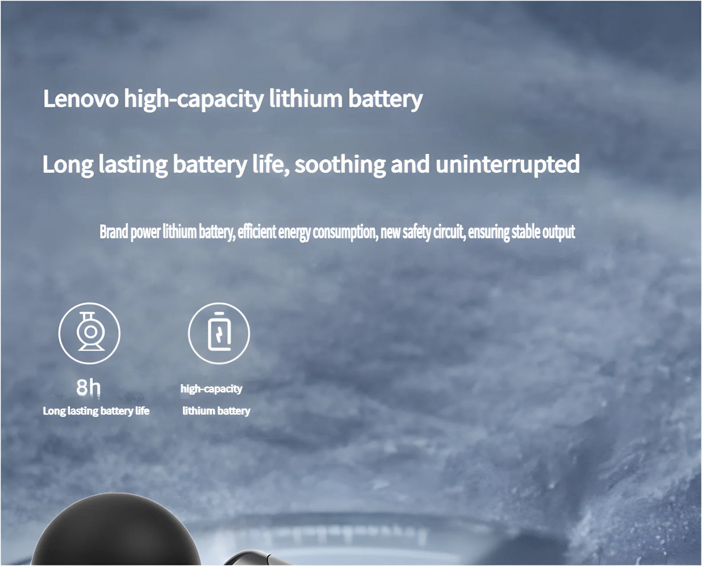 Lenovo Brand Fascia Gun Deeply Relieves Muscle Soreness Fitness and Relaxation Equipment LED Touch Screen 8Massage Head Gifts