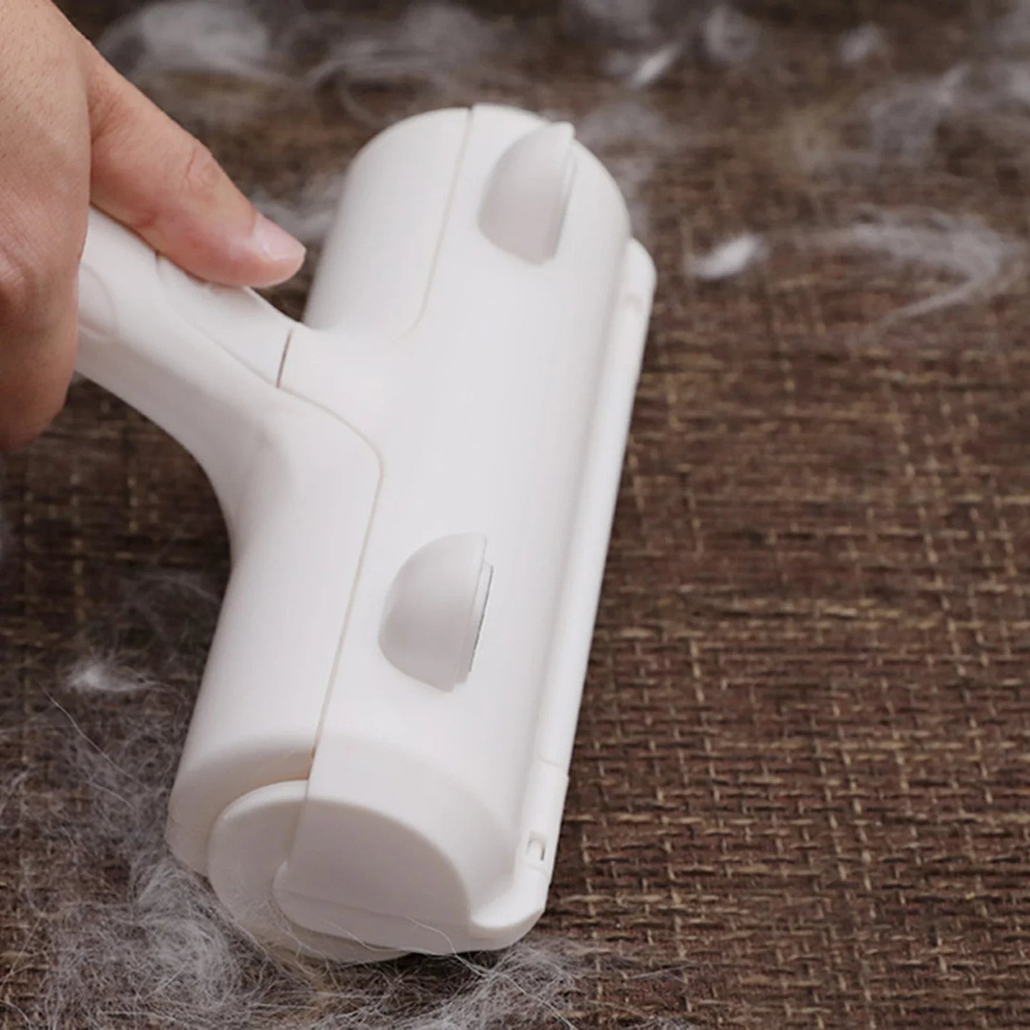 Cat Hair Removal Brush Large Pet Fluff Roller Portable Washable Cat Dog Lint Furniture Sofa Cleaning Tool Reusable Self-cleaning