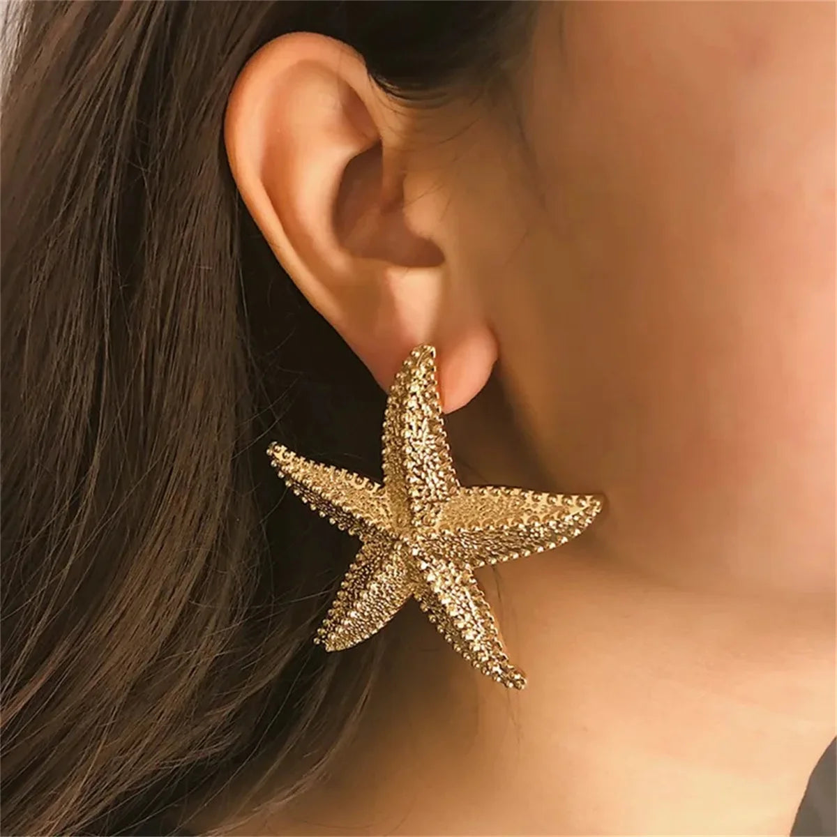 Classic Starfish Stud Earrings