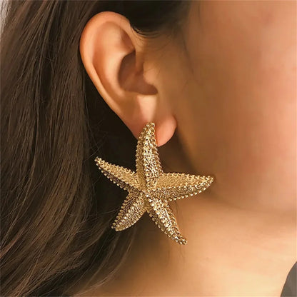 Classic Starfish Stud Earrings