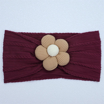 New Flower Nylon Girl Hairband Elastic Soft Baby Headband for Children Turban Headwear for Newborn Baby Kids Hair Accessories