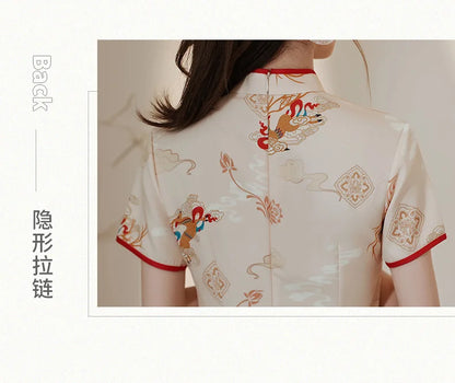 New Arrival Improved Cheongsams Chinese Style Qipao Personality Niche Design Chinese Dress ципао 치파오 Robe Soirée Femme Luxe