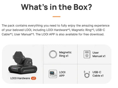 looi robot smartphone looi robot chatgpt large model English voice dialogue visual recognition interactive smart toy gift