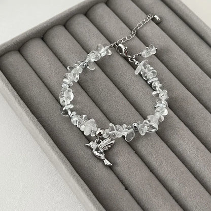 Fashion Bracelets For Women New Vintage Irregular CCB Beads Imitation Pearl Chain Jewelry Valentine's Gift B074
