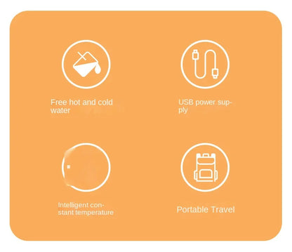 USB Milk Water Warmer Travel Stroller Insulated Bag Baby Nursing Bottle Heater Supplies for Outdoor botella de agua para niños