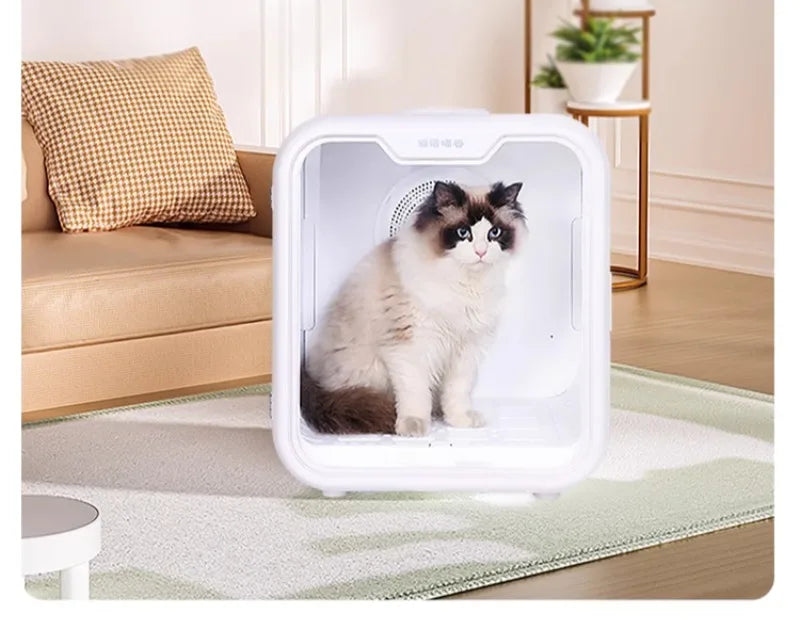 Smart Pet Dryer Cat Automatic Dryer Box Grooming Products Supplies Automatic Temperature Control Beauty Equipment Accessories