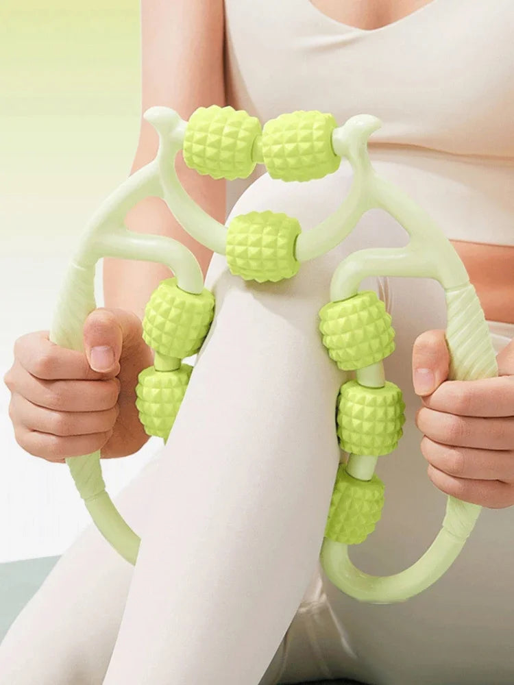 12 Rounds Of Circular Leg Slimming Muscle Stretching And Relaxation Massage Equipment, Leg Slimming Artifact, Circular Leg Clamp