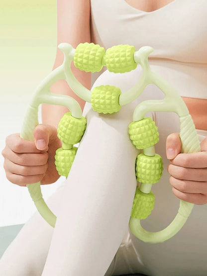 12 Rounds Of Circular Leg Slimming Muscle Stretching And Relaxation Massage Equipment, Leg Slimming Artifact, Circular Leg Clamp