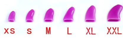 14 Colors Soft Dog Pet Nail Caps Claw Control Paws off + 5pcs Adhesive Glue Size XS S M L XL XXL