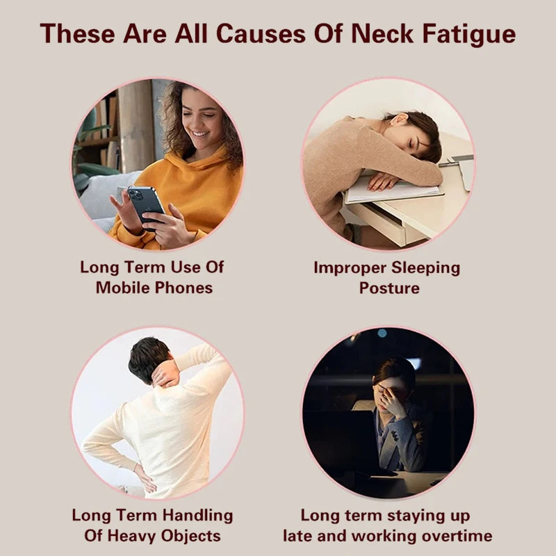 TPE Neck Brace for Neck Pain and Support Soft Neck Support Relieves Pain Pressure in Spine for Women Men