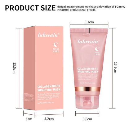 Korean Deep Collagen Mask Peel Off Mask Face Anti Wrinkle Lifting  Skin Care Masks Bio Pack Night Wrapping Woman Overnight Skin