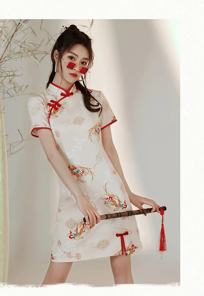New Arrival Improved Cheongsams Chinese Style Qipao Personality Niche Design Chinese Dress ципао 치파오 Robe Soirée Femme Luxe