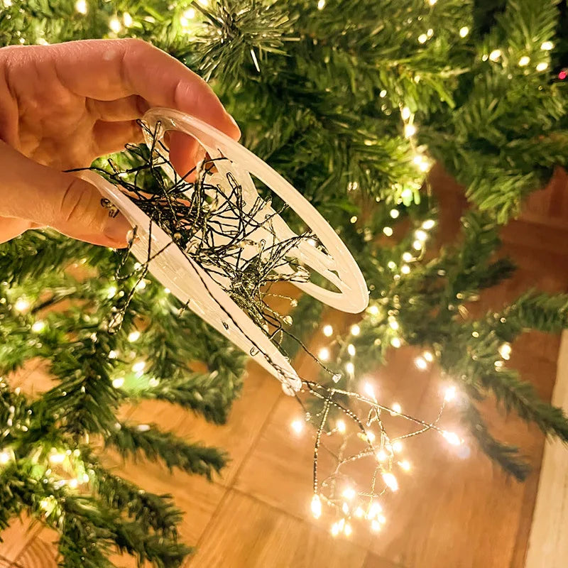 LED Firecracker String Lights EU/US DC Power Remote Control Halloween Garland Fairy Light for Wedding Party Christmas Decoration