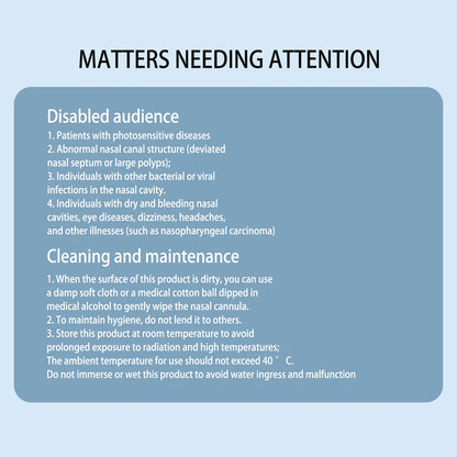 1Pcs/lot New Hot Smart Infrared Nasal Therapy Device Portable Infrared Intelligent Rhinitis Machine for Rhinifis and Allergy Sym