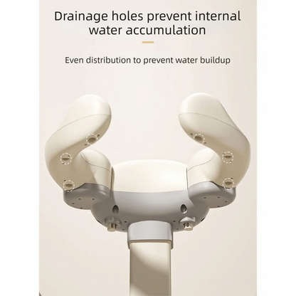 Non-Slip Baby Bath Stand Adjustable Free-Standing Baby Standing Shower Stand Safe Multifunctional Infant Bath Support