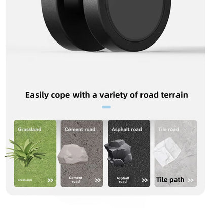 Lightweight Pet Travel Carrier Large Capacity Cat Backpack Shock-Absorbent Rolling Dog Trolley Adjustable Handle Pet Stroller