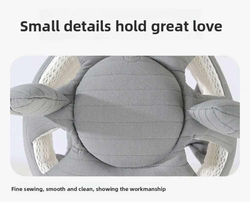 New Anti Fall Walking Protective Hat Anti-collision Breathable Thick Protective Helmet 360 Head Protection Soft Head Protector