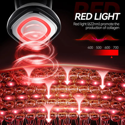 ANLAN EMS Facial Massager Face Lifting LED Photon Deep Cleaning Eye Skin Wrinkle Removing Heat Vibration Skincare Beauty Device